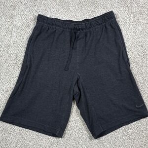 Nike Dri-FIT Mens Medium Training Shorts Black Heathered Athletic Gym Pockets